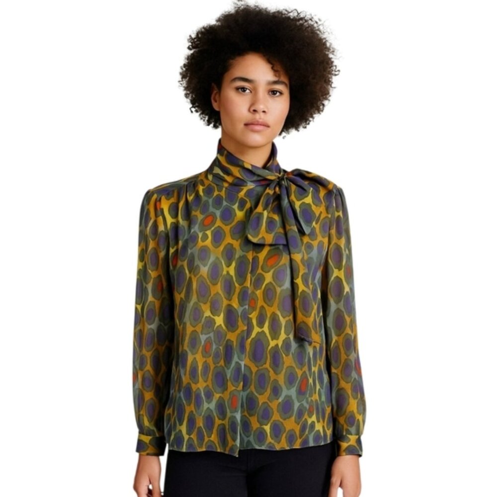 Nicola Vintage Abstract Button Down Shirt